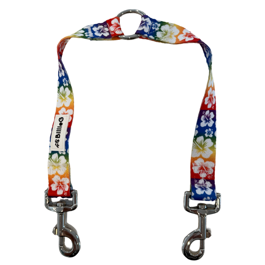 BillieG Leash Splitter - Rainbow Surfs Up