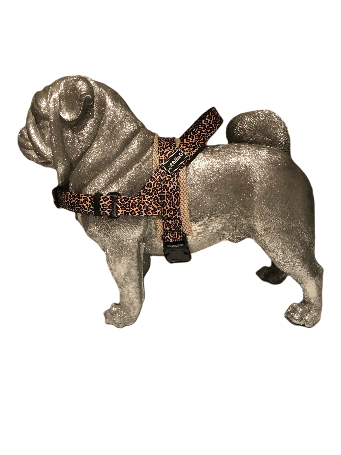 BillieG stylish easy fit, no pull, adjustable multipurpose quick release dog harness