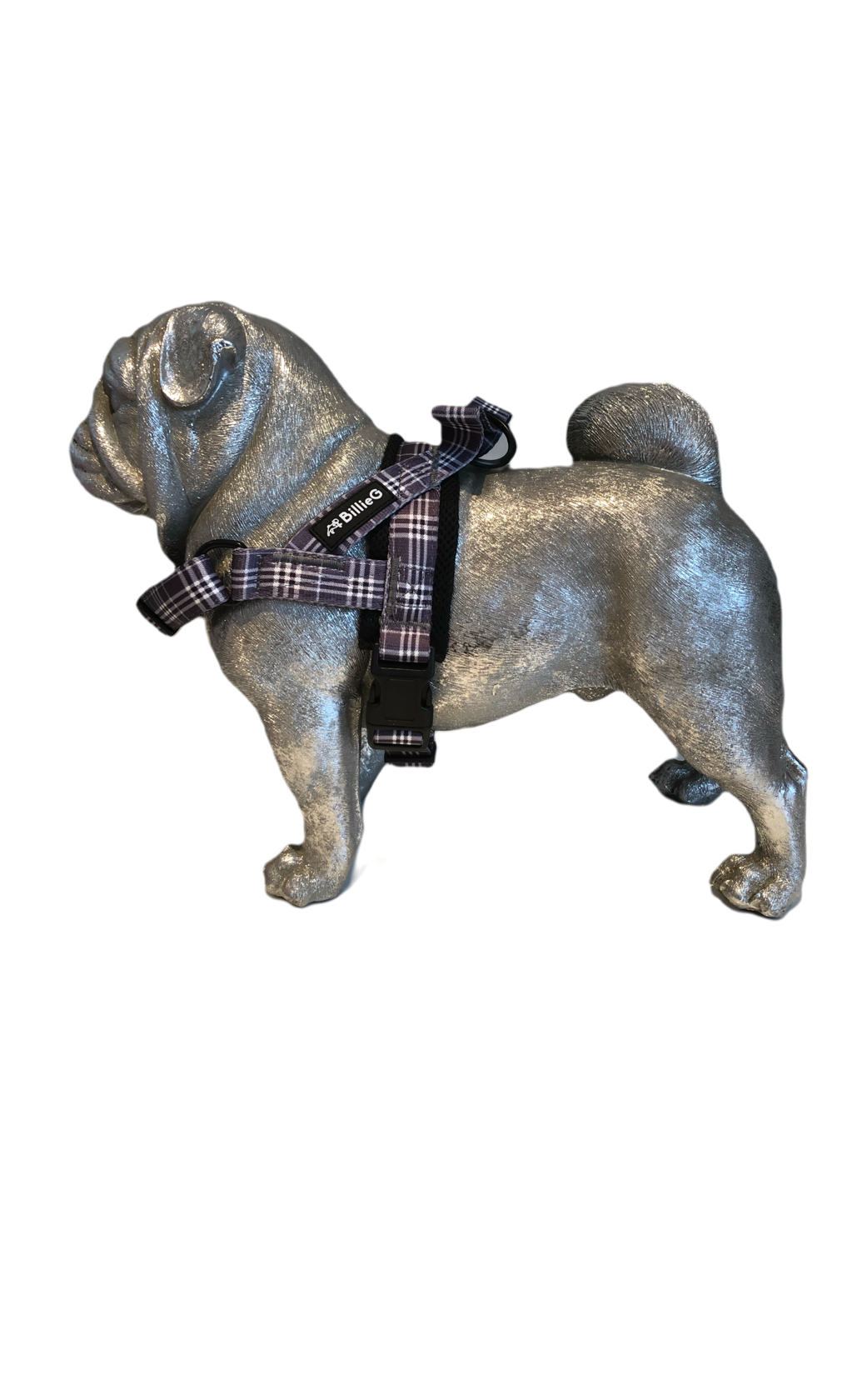 BillieG stylish easy fit, no pull, adjustable multipurpose quick release dog harness